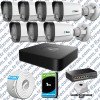 TTec 7 Kameralı 1080P Mikrofonlu IP Güvenlik Kamera Seti