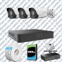 UNV 3 Kameralı IP Full HD Güvenlik Kamerası Seti