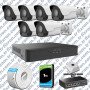 UNV 5 Kameralı IP Full HD Güvenlik Kamerası Seti