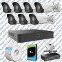UNV 6 Kameralı IP Full HD Güvenlik Kamerası Seti
